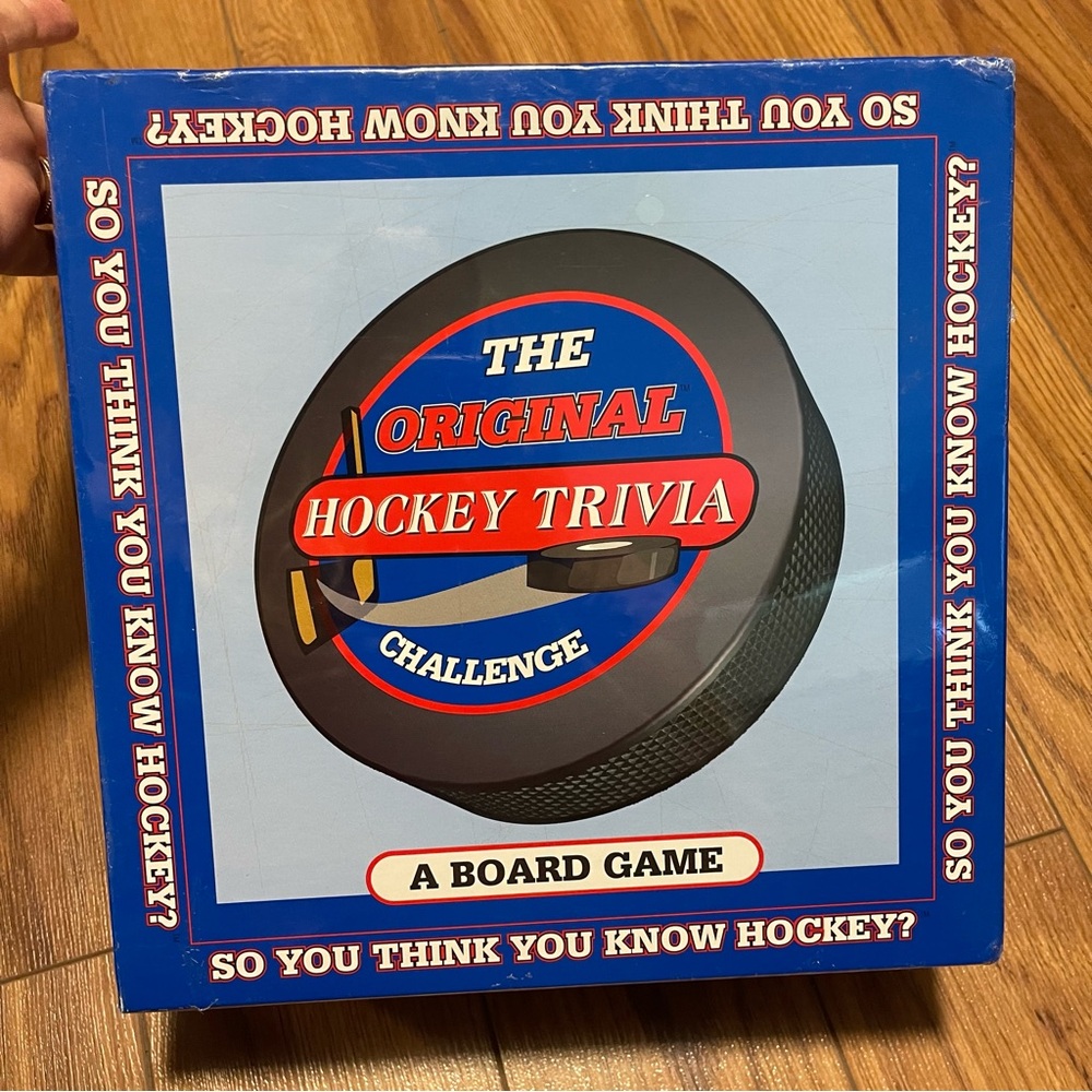 RARE So You Think You Know Hockey? 2001 Factory Sealed Y2k Hockey Fan